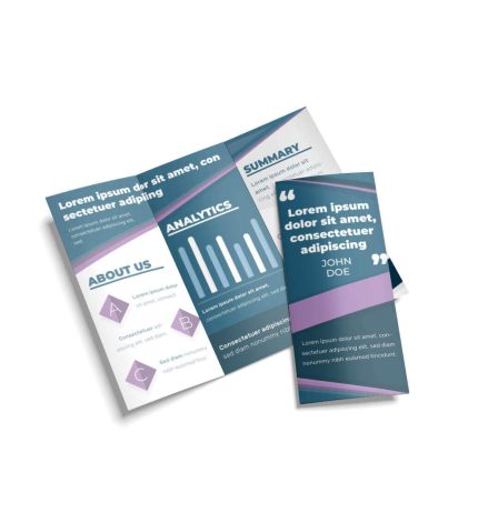 Brochures 100lb Matte Finish