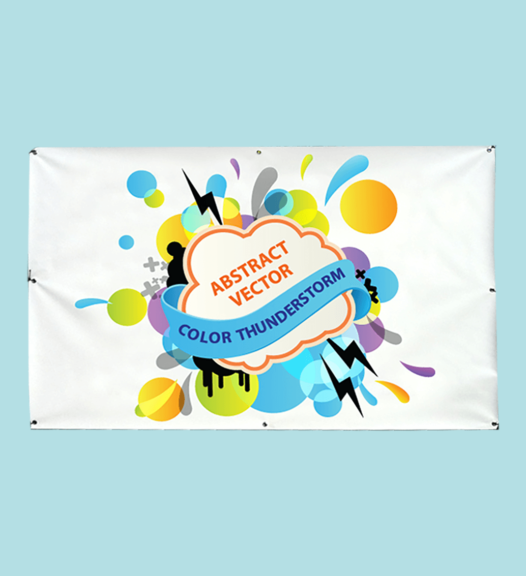 Banners Glossy Vinyl 36"x36" - 96"x96"